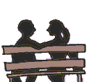 gif amour banc publique